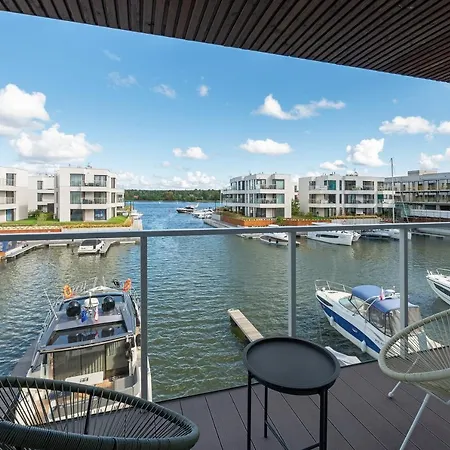 דירה Sol Marina - Pool, Spa, Wellness, Riverview & Parking By Downtown Wislinka