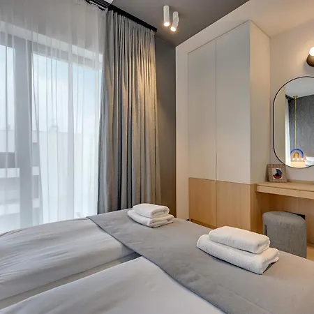 Sol Marina - Pool, Spa, Wellness, Riverview & Parking By Downtown דירה *