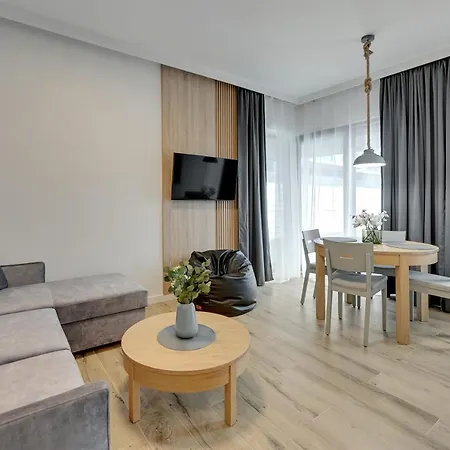 דירה Sol Marina - Pool, Spa, Wellness, Riverview & Parking By Downtown Wislinka