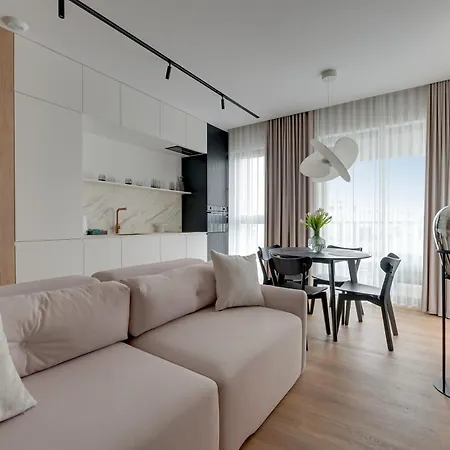 דירה Sol Marina - Pool, Spa, Wellness, Riverview & Parking By Downtown *