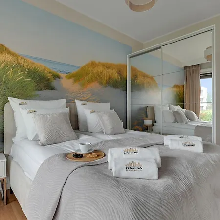 Lägenhet Sol Marina - Pool, Spa, Wellness, Riverview & Parking By Downtown Wislinka