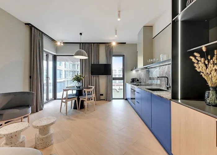 Sol Marina - Pool, Spa, Wellness, Riverview & Parking By Downtown Lejlighed