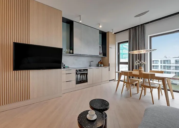 Sol Marina - Pool, Spa, Wellness, Riverview & Parking By Downtown Lejlighed *