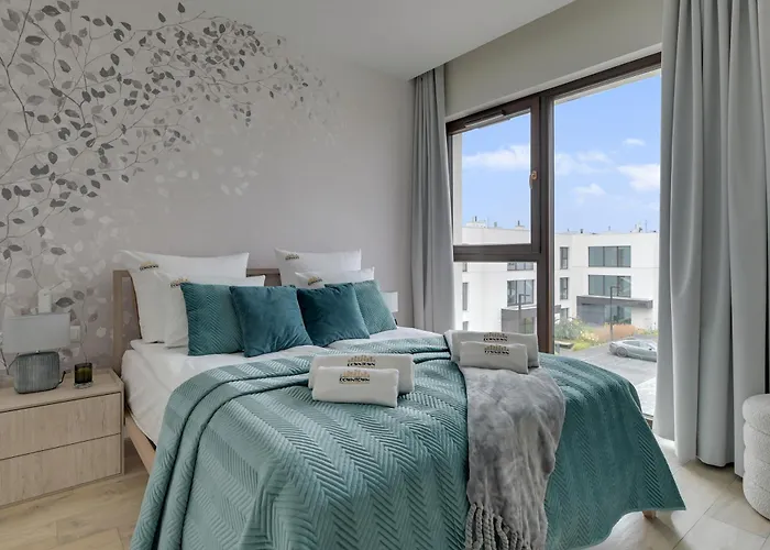 Lejlighed Sol Marina - Pool, Spa, Wellness, Riverview & Parking By Downtown Wislinka