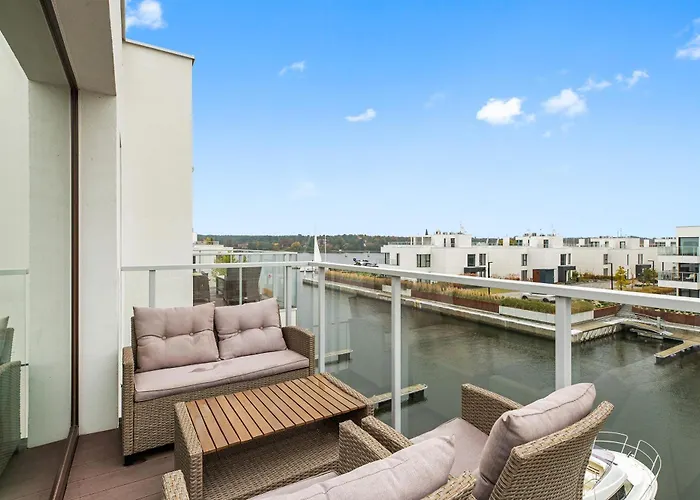 Sol Marina - Pool, Spa, Wellness, Riverview & Parking By Downtown Lejlighed Wislinka